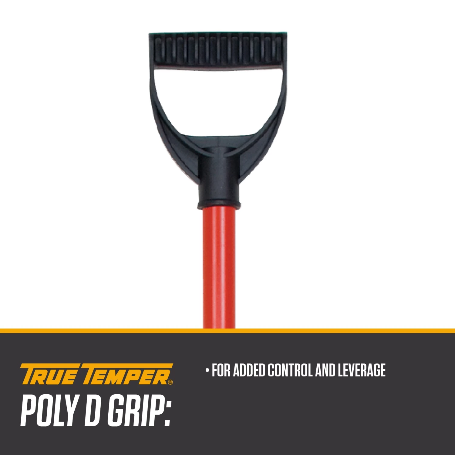 True Temper Lawn & Garden Hand Tools 16-in Poly Snow Shovel with 36-in Steel Handle 3 True Temper Lawn & Garden Hand Tools 16-in Poly Snow Shovel with 36-in Steel Handle - Image 3