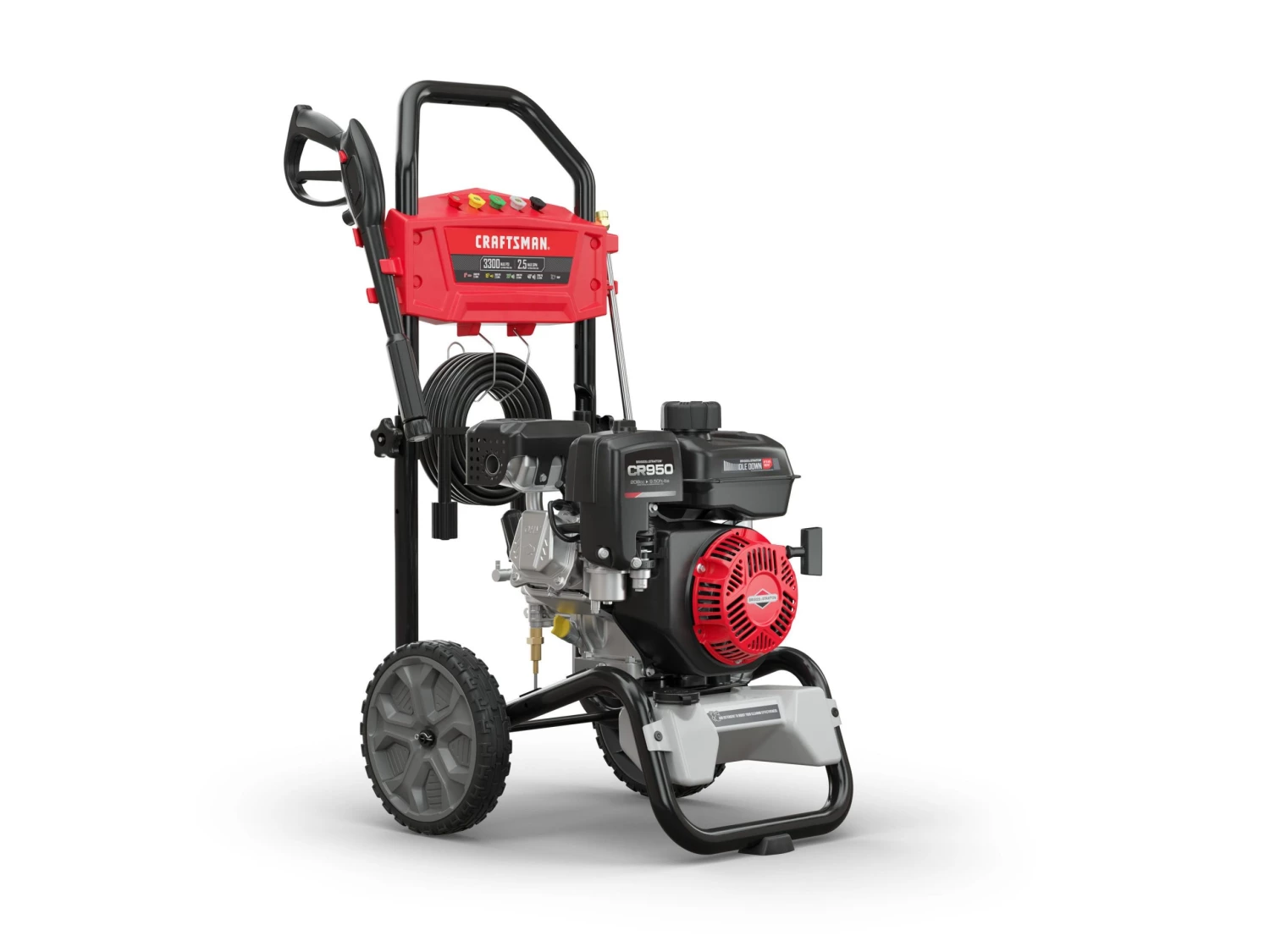 CRAFTSMAN Pressure Washers 3300 PSI 2.5-Gallon Cold Water Gas Pressure Washer Briggs & Stratton Engine (CARB) 2 CRAFTSMAN Pressure Washers 3300 PSI 2.5-Gallon Cold Water Gas Pressure Washer Briggs & Stratton Engine (CARB) - Image 2