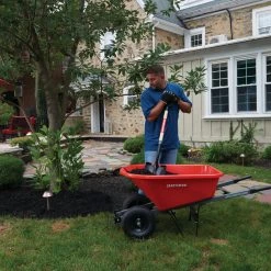 CRAFTSMAN Wheelbarrows & Yard Carts 6-cu ft Poly Wheelbarrow -Outdoor Tools & Equipment Fashion Store 46803491 scaled